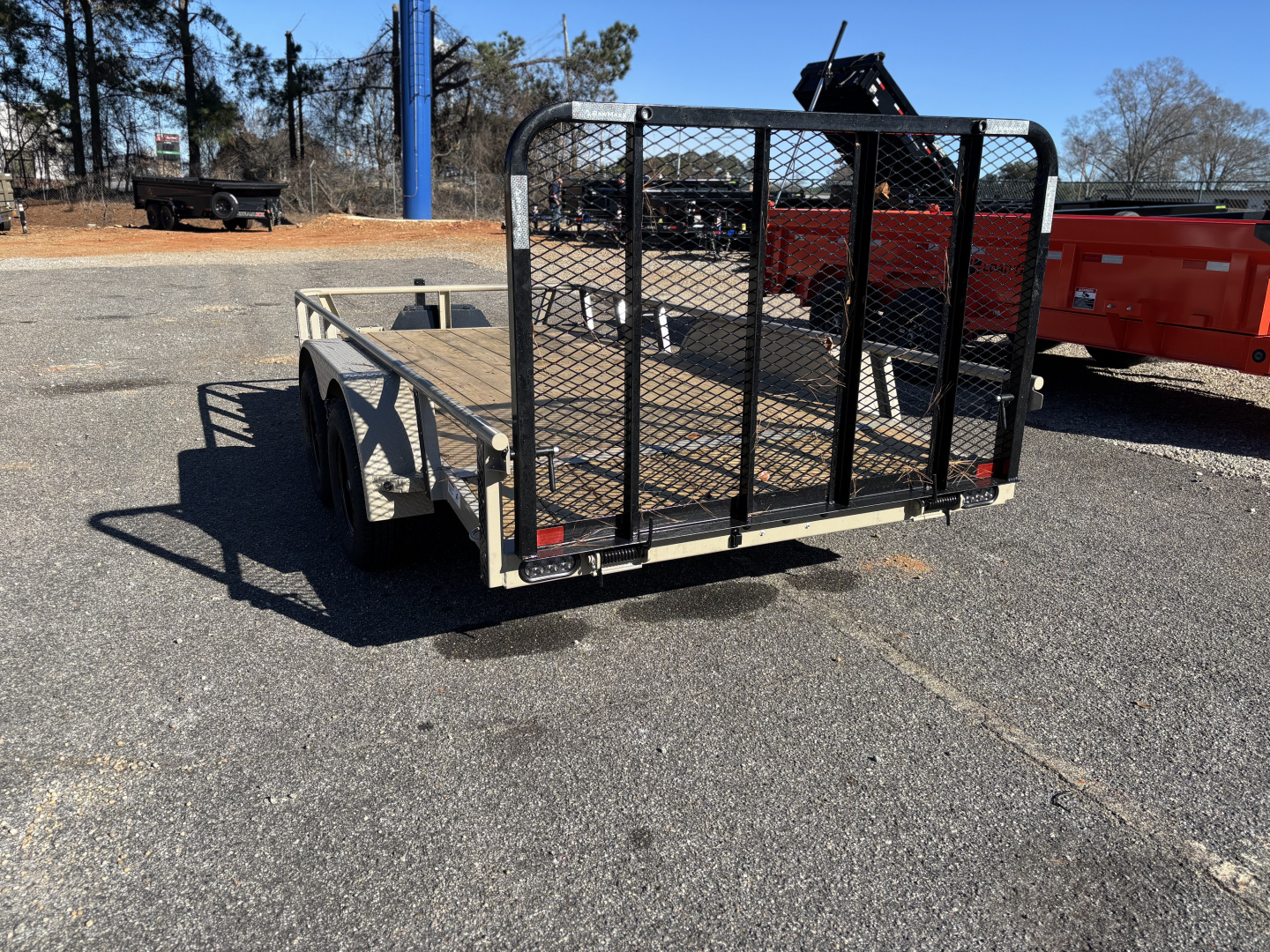 New 2026 RawMaxx UTX 77X14 FOLD UP GATE W/ TOOL BOX 7K GVWR Utility Trailer