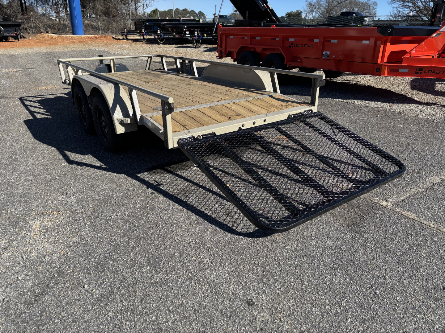 New 2026 RawMaxx UTX 77X14 FOLD UP GATE W/ TOOL BOX 7K GVWR Utility Trailer
