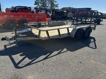 New 2026 RawMaxx UTX 77X14 FOLD UP GATE W/ TOOL BOX 7K GVWR Utility Trailer
