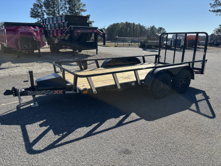 New 2026 RawMaxx UTX 77X14 FOLD UP GATE W/ TOOL BOX 7K GVWR Utility Trailer