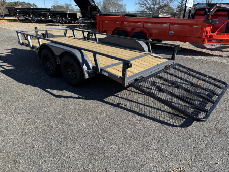 New 2026 RawMaxx UTX 77X14 FOLD UP GATE W/ TOOL BOX 7K GVWR Utility Trailer