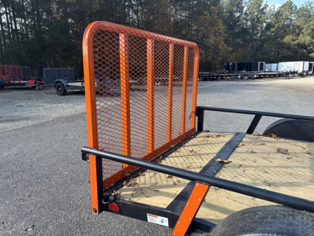 New 2026 RawMaxx UTX 83X14 4' FOLD UP GATE W/ TOOLBOX 7K GVWR Utility Trailer
