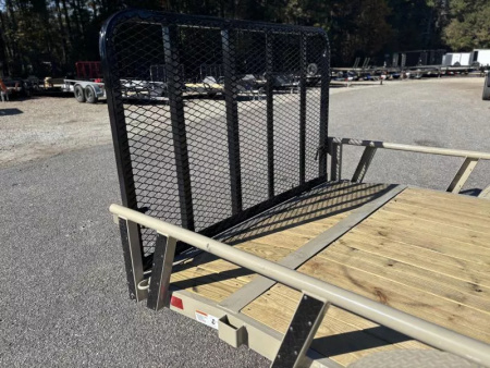 New 2026 RawMaxx UTX 77X16 FOLD UP GATE W/ TOOL BOX 7K GVWR Utility Trailer