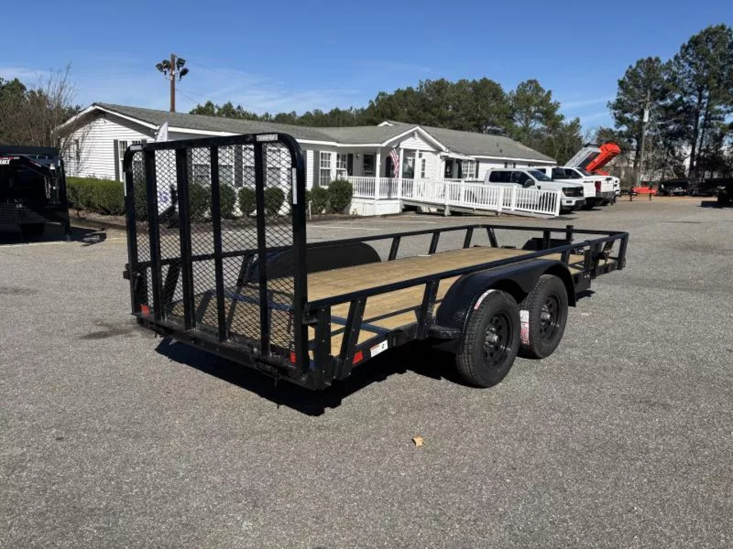 New 2026 RawMaxx UTX 77X16 FOLD UP GATE W/ TOOL BOX 7K GVWR Utility Trailer