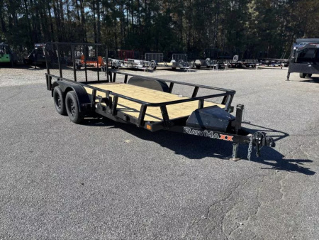 New 2026 RawMaxx UTX 77X16 FOLD UP GATE W/ TOOL BOX 7K GVWR Utility Trailer