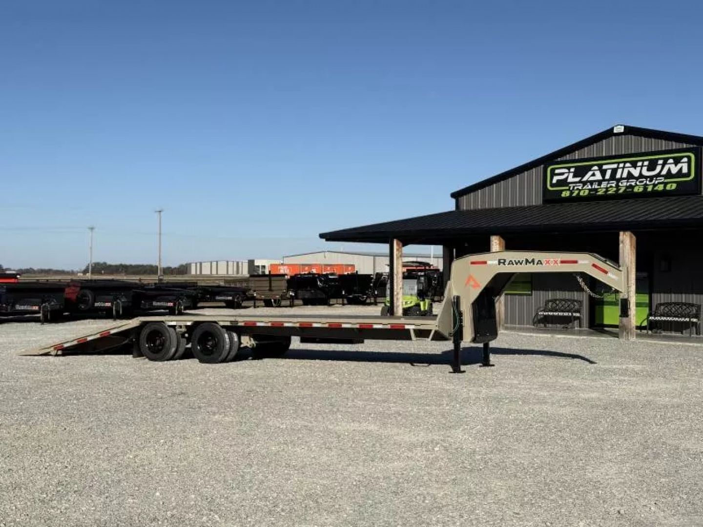 New 2026 RawMaxx HTX 102X32 GOOSENECK HYDRAULIC DISC BRAKE 11' HYDRAULIC DOVE/JACKS 30K GVWR