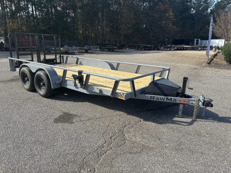 New 2026 RawMaxx UTX 83X16 4' SPLIT GATE W/ TOOL BOX 10K GVWR Utility Trailer