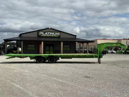 New 2026 RawMaxx HTX 102X32 GOOSENECK HYDRAULIC DISC BRAKE 11' HYDRAULIC DOVE/JACKS 24K GVWR