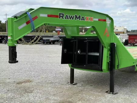 New 2026 RawMaxx HTX 102X32 GOOSENECK HYDRAULIC DISC BRAKE 11' HYDRAULIC DOVE/JACKS 24K GVWR