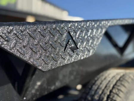 New 2026 RawMaxx G3X 102X24 BUMPER PULL GRAVITY TILT TRAILER RHINO LINED FENDERS 21K GVWR Tilt Trailer