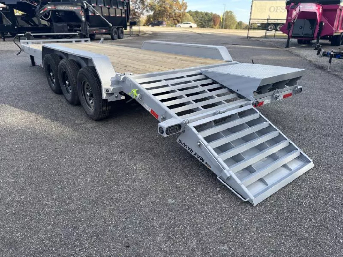 New 2026 Load Trail 83X24 MAX RAMP TRIPLE AXLE 21K GVWR Equipment Trailer