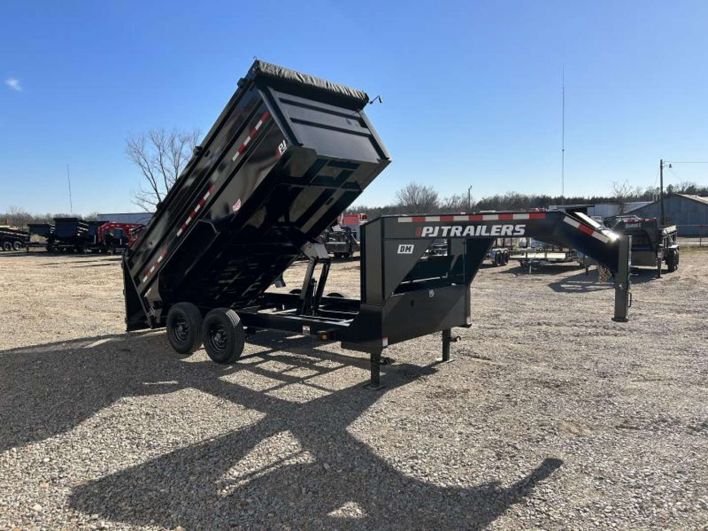 New 2026 PJ 83"x14' GN Tandem Axle Low Pro High Side Dump w/ 48" Sides – DM