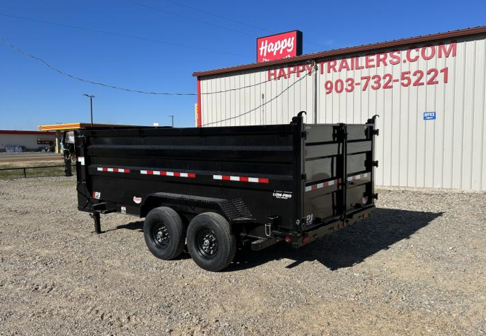 New 2026 PJ 83"x14' GN Tandem Axle Low Pro High Side Dump w/ 48" Sides – DM