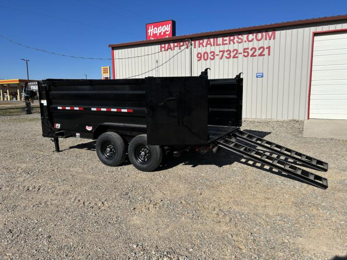 New 2026 PJ 83"x14' GN Tandem Axle Low Pro High Side Dump w/ 48" Sides – DM