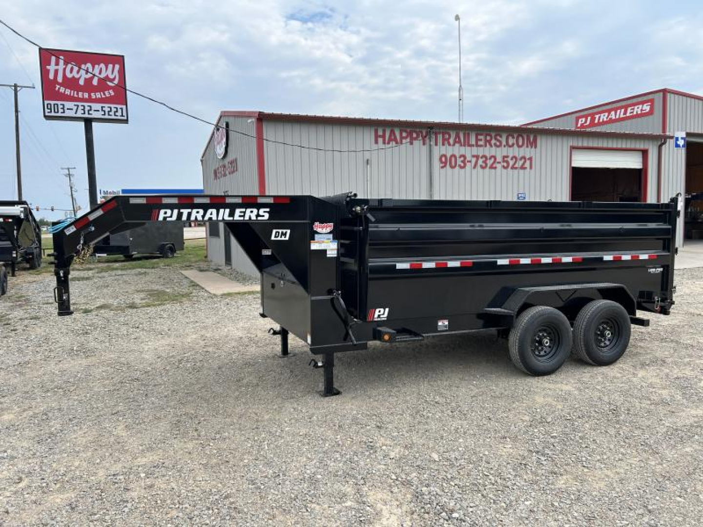 New 2026 PJ 83"x14' GN Tandem Axle Low Pro High Side Dump w/ 48" Sides – DM