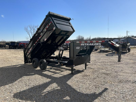 New 2026 PJ 83"x14' GN Tandem Axle Low Pro High Side Dump w/ 48" Sides – DM