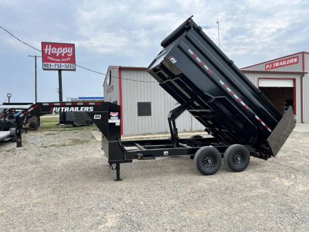 New 2026 PJ 83"x14' GN Tandem Axle Low Pro High Side Dump w/ 48" Sides – DM