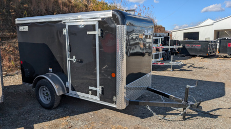 New 2026 Car Mate 5x10 Sportster Cargo Trailer w/ Barn Door