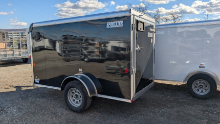 New 2026 Car Mate 5x10 Sportster Cargo Trailer w/ Barn Door