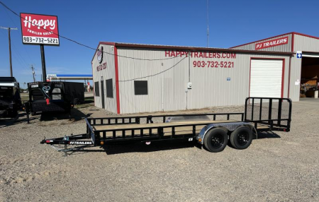 2026 PJ 83"x20' Tandem Axle Utility Trailer - UL