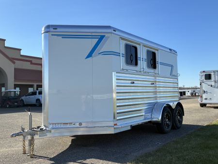 New 2026 4-Star 2 Horse Slant Load Horse Trailer