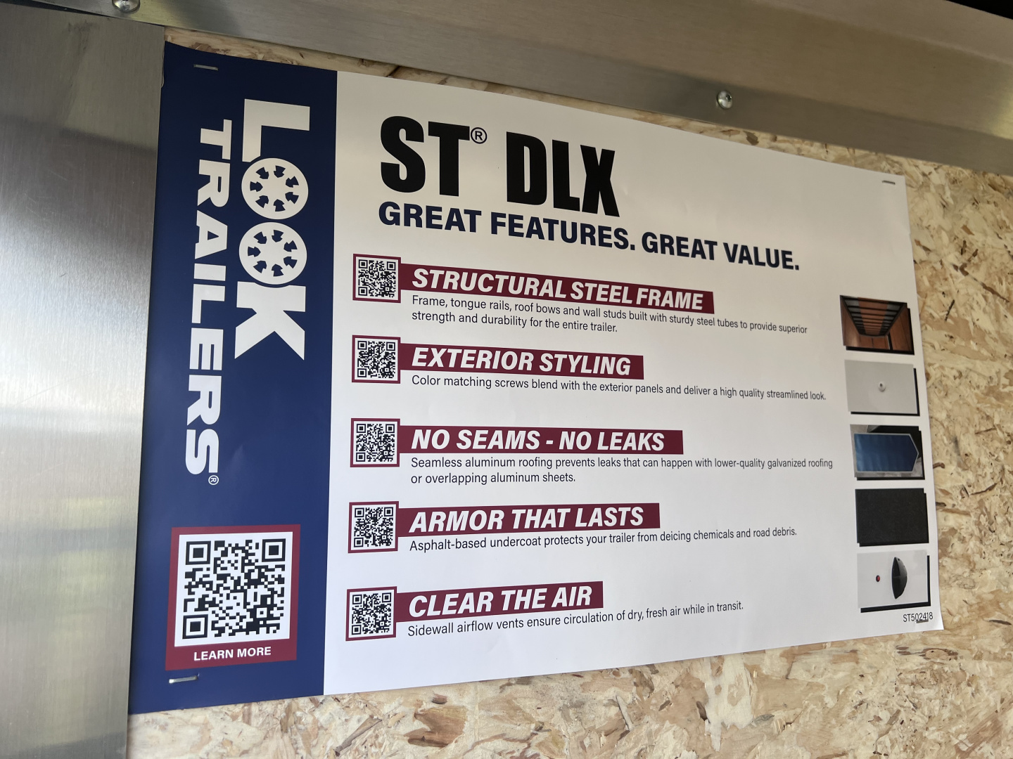 New 2026 Look Trailers 5X8 3K BARN DOOR Cargo / Enclosed Trailer