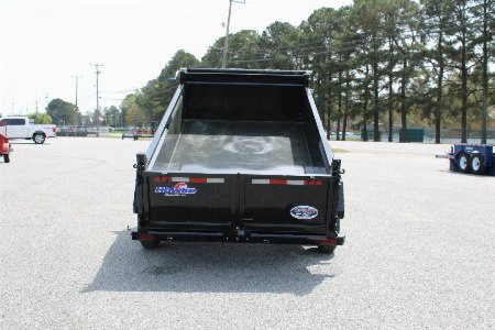 New 2026 Hawke Trailers 6X12 10K Dump w/ Spreader Gate Ramps and Tarp Dump Trailer