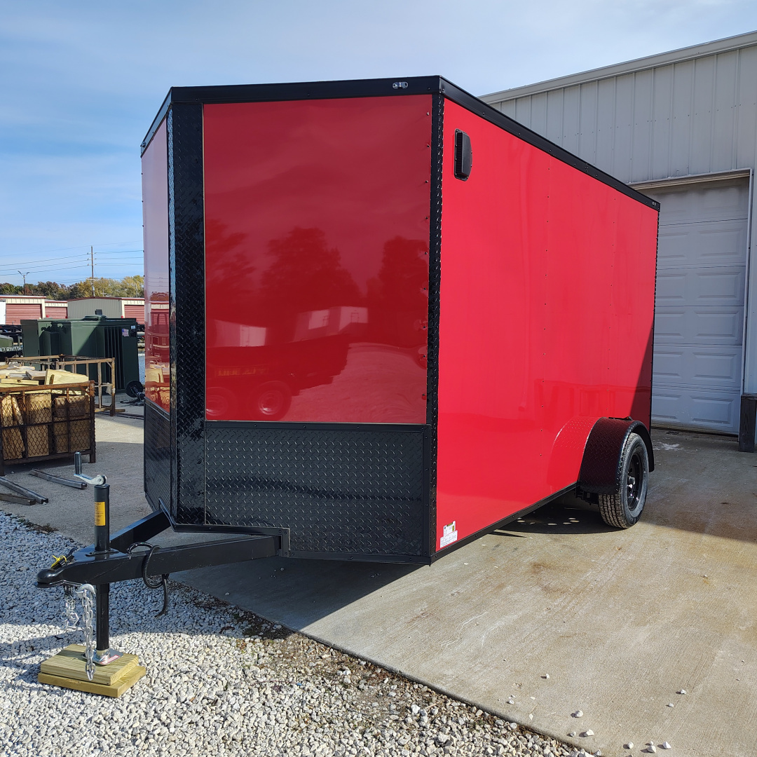 New 2026 Steel Pines Cargo 7x12 SA, 6'6" interior height, 35k axles, .080 polycore Cargo / Enclosed Trailer