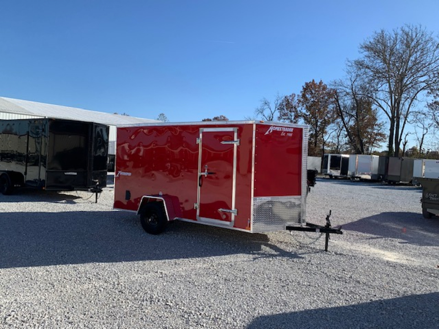 New 2026 Homesteader 7x12 SA Cargo / Enclosed Trailer, 6' interior height, .030 exterior, 35k axles, intrepid series