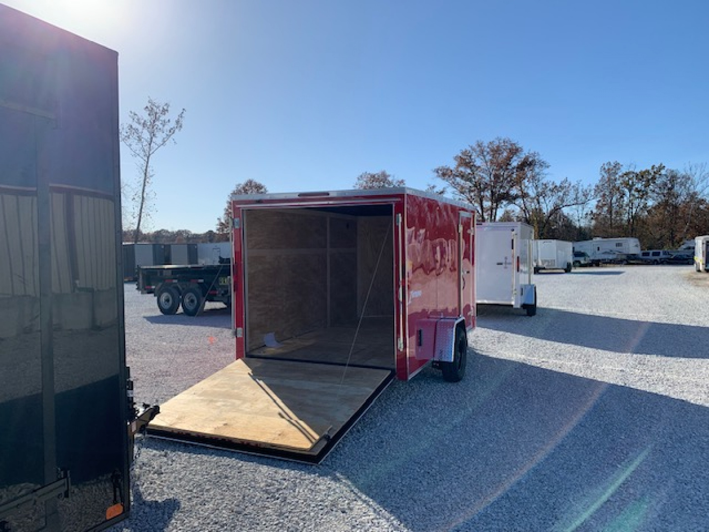 New 2026 Homesteader 7x12 SA Cargo / Enclosed Trailer, 6' interior height, .030 exterior, 35k axles, intrepid series