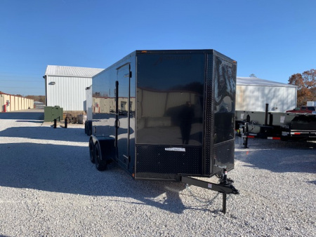 New 2026 Homesteader Trailer 7X14 TA0 Enclosed Trailer, 35K Axles, 6'5  Interior Height, .080 Polycore, Intrepid package, Black Cargo / Enclosed Trailer