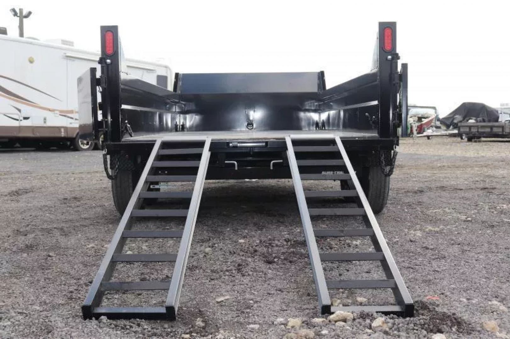 New 2026 Sure-Trac 82x14 14K Telescopic Dump Trailer