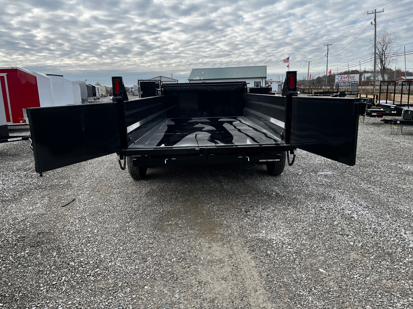 New 2026 Sure-Trac 82x14 14K Telescopic Dump Trailer