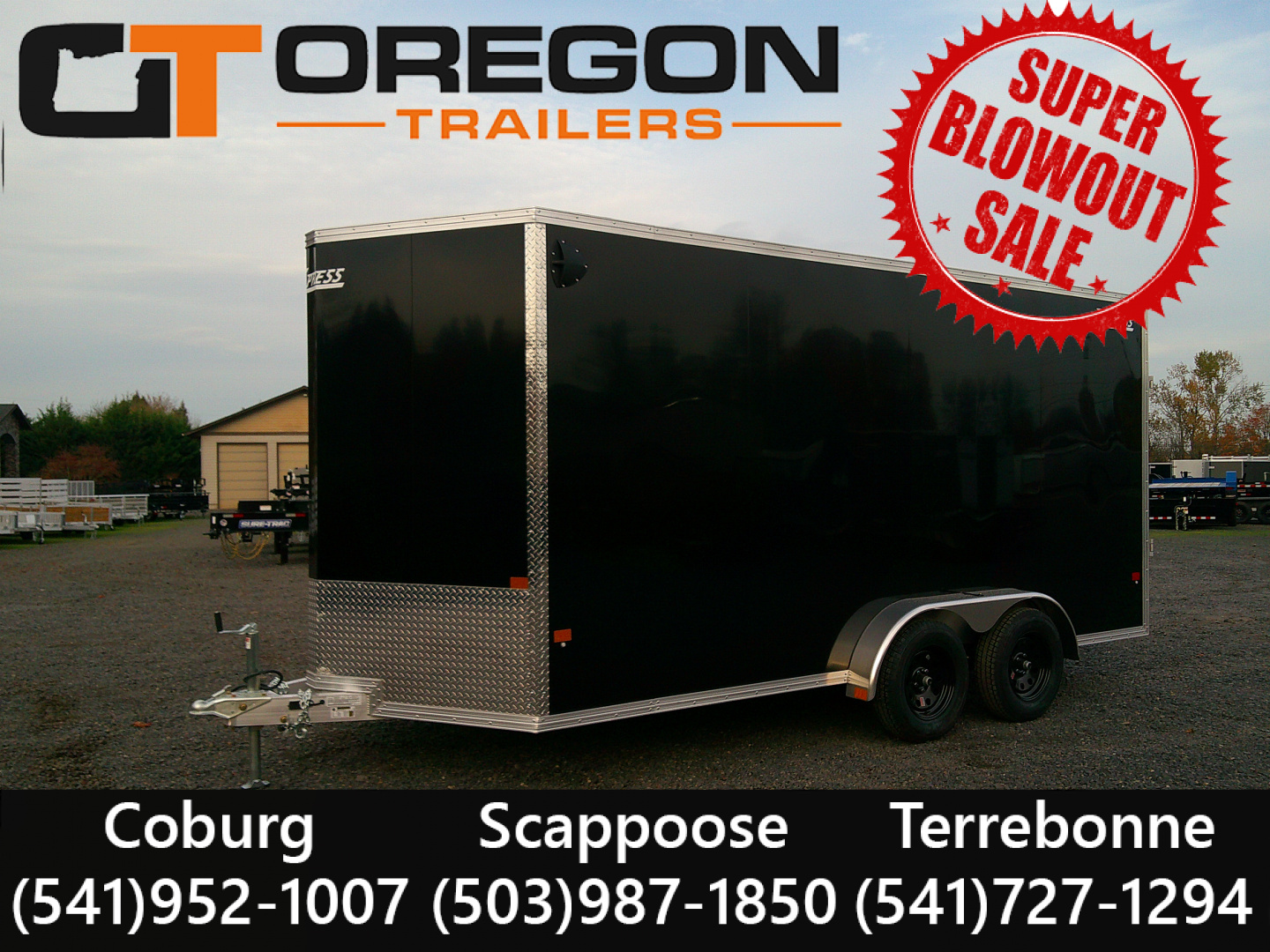 New 2026 ALCOM 7.4x16 7K Cargo / Enclosed Trailer