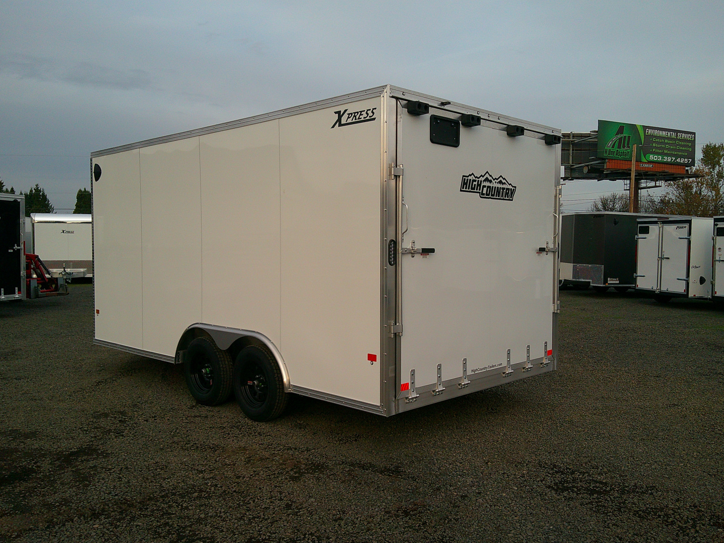 New 2026 ALCOM 8.5x16 7K Cargo / Enclosed Trailer