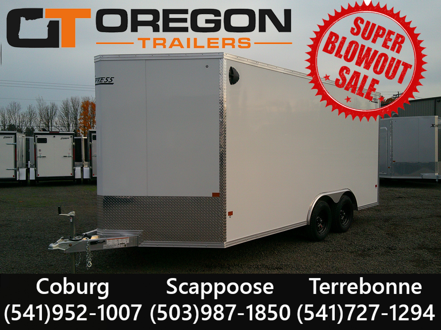 New 2026 ALCOM 8.5x16 7K Cargo / Enclosed Trailer