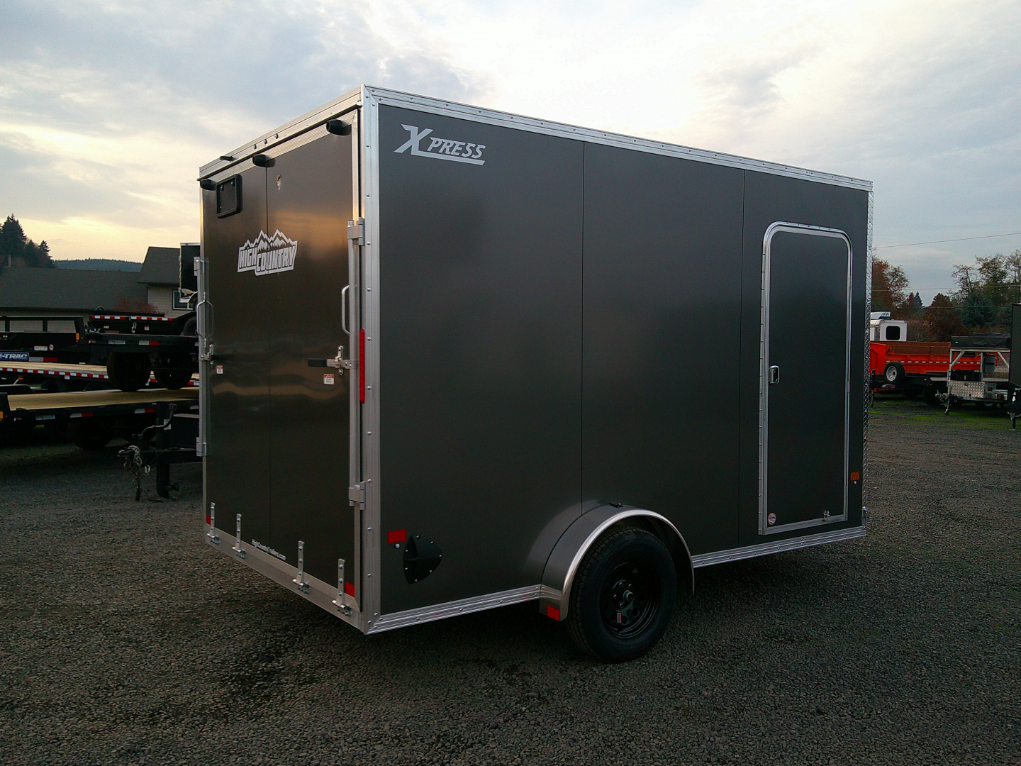 New 2026 ALCOM 7.4x12 3.5k Cargo / Enclosed Trailer