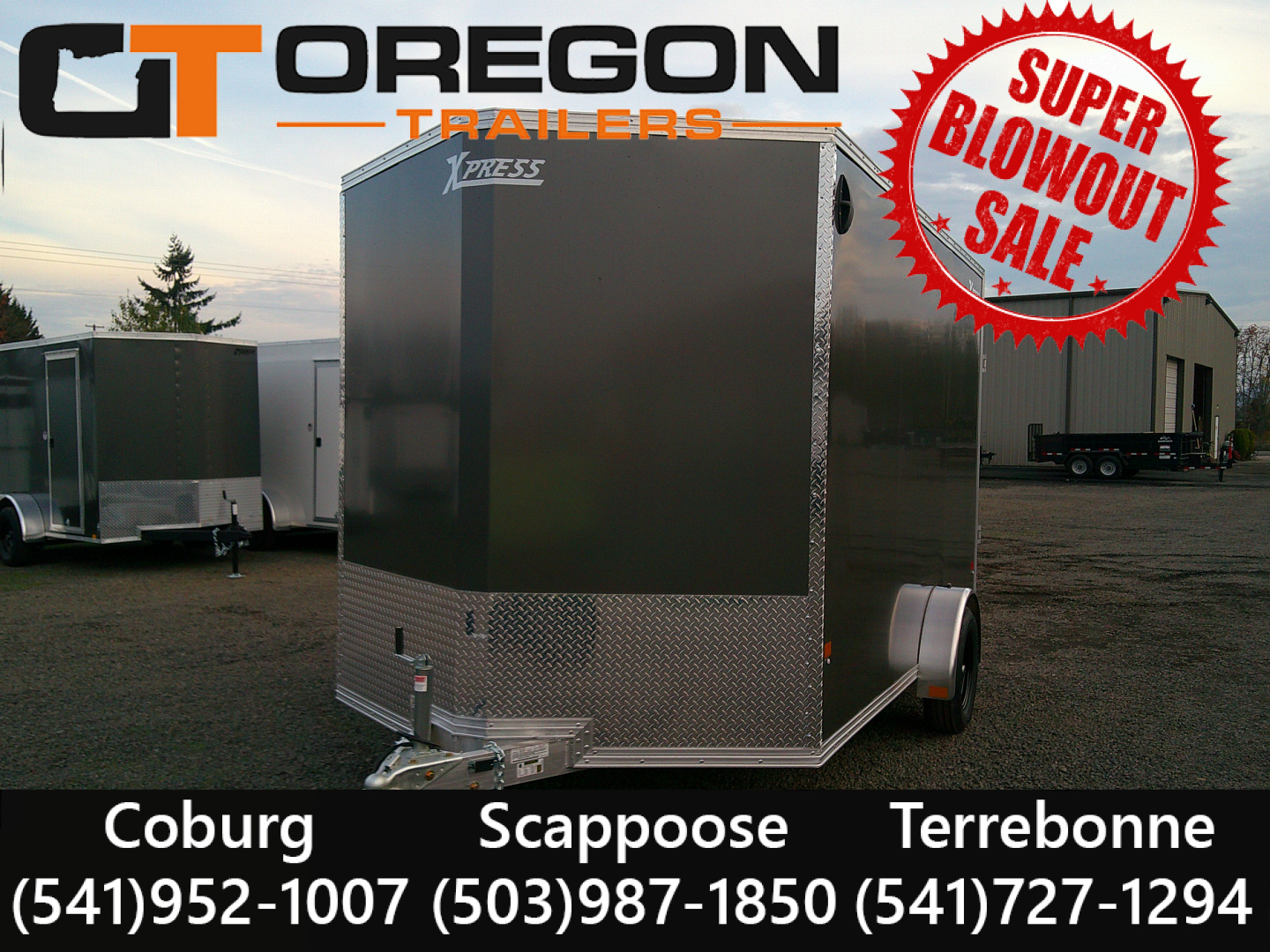 New 2026 ALCOM 7.4x12 7K Cargo / Enclosed Trailer