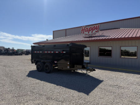 New 2026 PJ 72"x12' BP Tandem Axle Dump w/ 48" Sides – D3