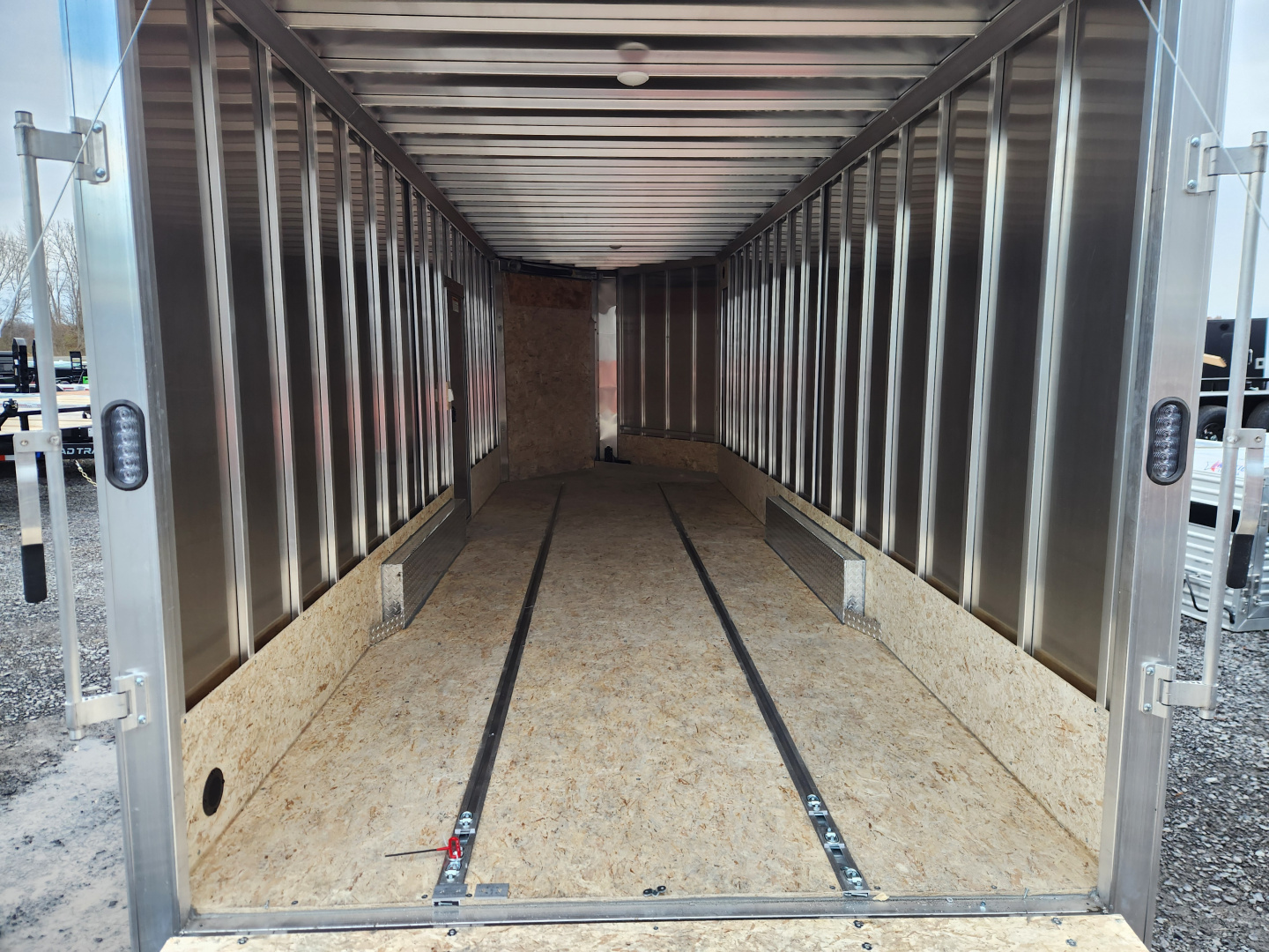 New 2026 ALCOM Ez Hauler 7.5X22IF Snowmobile Trailer