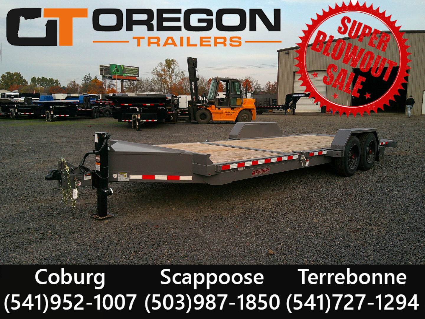 New 2026 Midsota 7x22 (16+6) Equipment Trailer