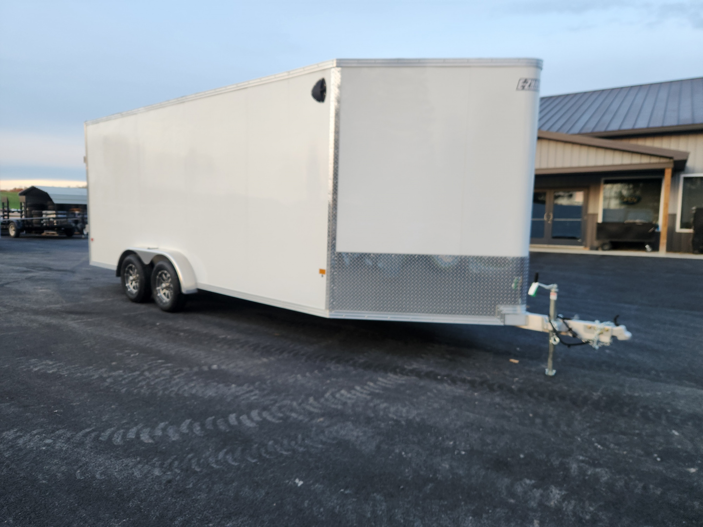 New 2026 ALCOM Ez Hauler 7.4X18IF Snowmobile Trailer