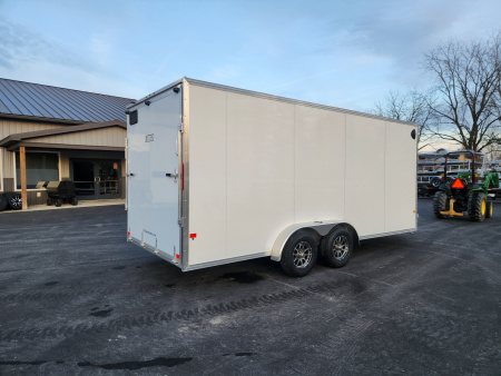 New 2026 ALCOM Ez Hauler 7.4X18IF Snowmobile Trailer