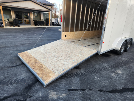 New 2026 ALCOM Ez Hauler 7.4X18IF Snowmobile Trailer