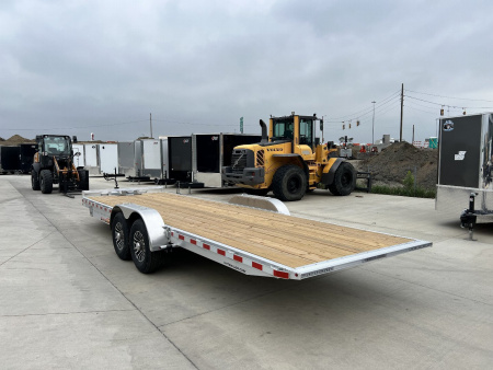 New NEW 2026 H&H Speedloader ALUMINUM 24’ POWER Hyd Jack TILTbed flatbed Trailer 2-7000 lb axles =14K KEY FOB Remote