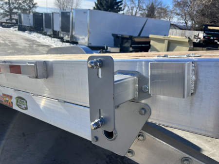 New NEW 2026 H&H Speedloader ALUMINUM 24’ POWER Hyd Jack TILTbed flatbed Trailer 2-7000 lb axles =14K KEY FOB Remote