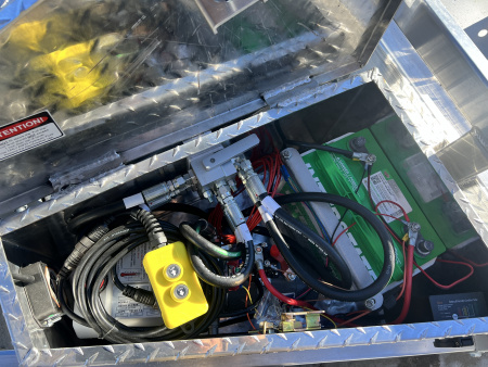 New NEW 2026 H&H Speedloader ALUMINUM 24’ POWER Hyd Jack TILTbed flatbed Trailer 2-7000 lb axles =14K KEY FOB Remote