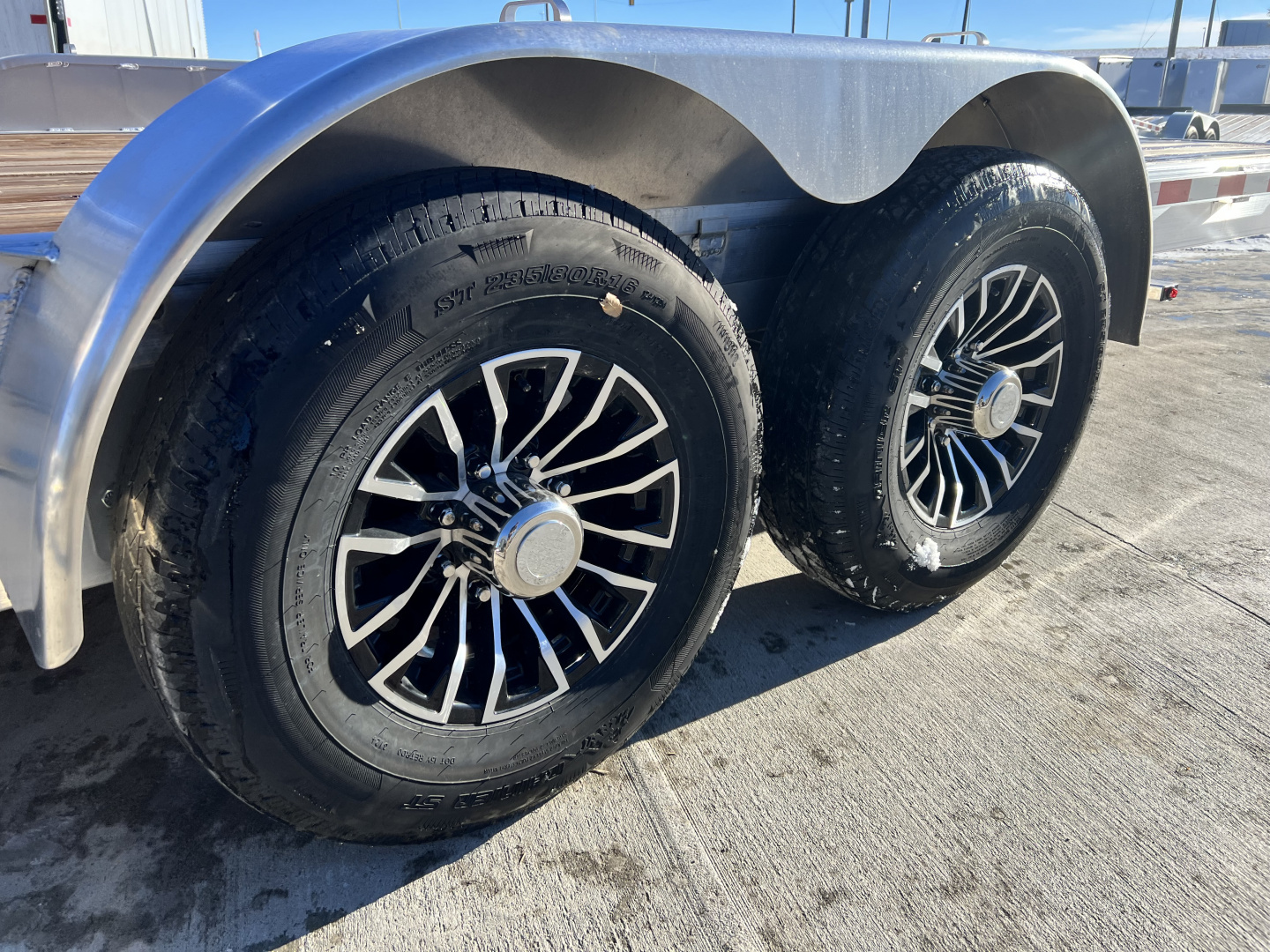 New NEW 2026 H&H Speedloader ALUMINUM 24’ POWER Hyd Jack TILTbed flatbed Trailer 2-7000 lb axles =14K