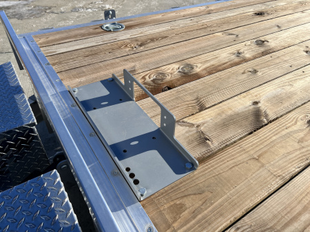 New NEW 2026 H&H Speedloader ALUMINUM 24’ POWER Hyd Jack TILTbed flatbed Trailer 2-7000 lb axles =14K