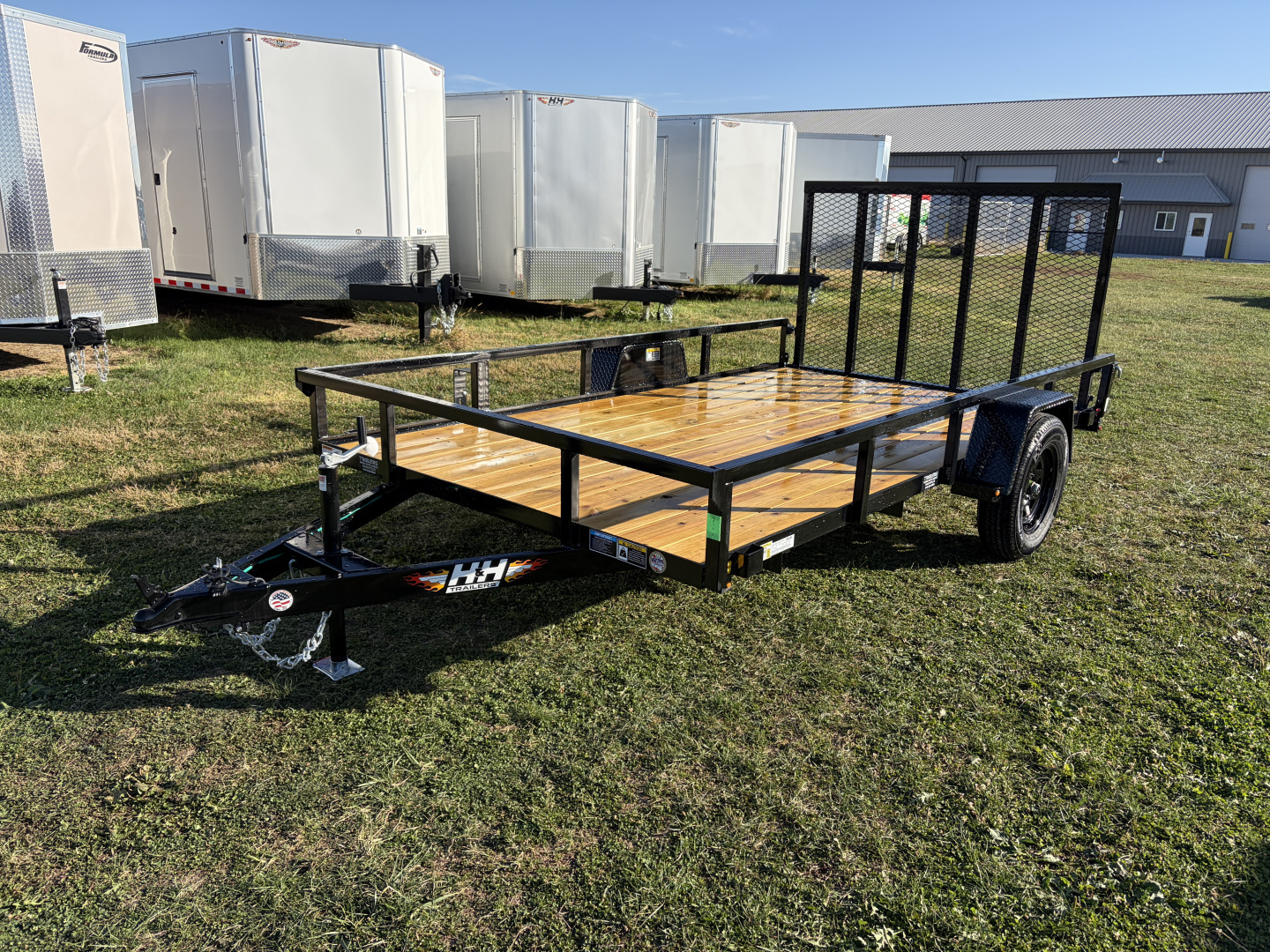 New 2026 H&H Trailers 82x12 Rail Side Utility